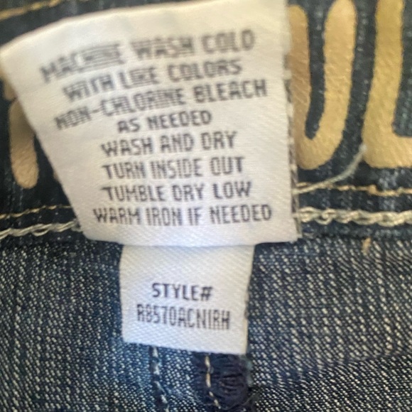 Hydraulic 90s Y2K VTG Denim Jean Mini Skirt Women’s Size 7/8 Embroidered Pockets - Picture 5 of 8